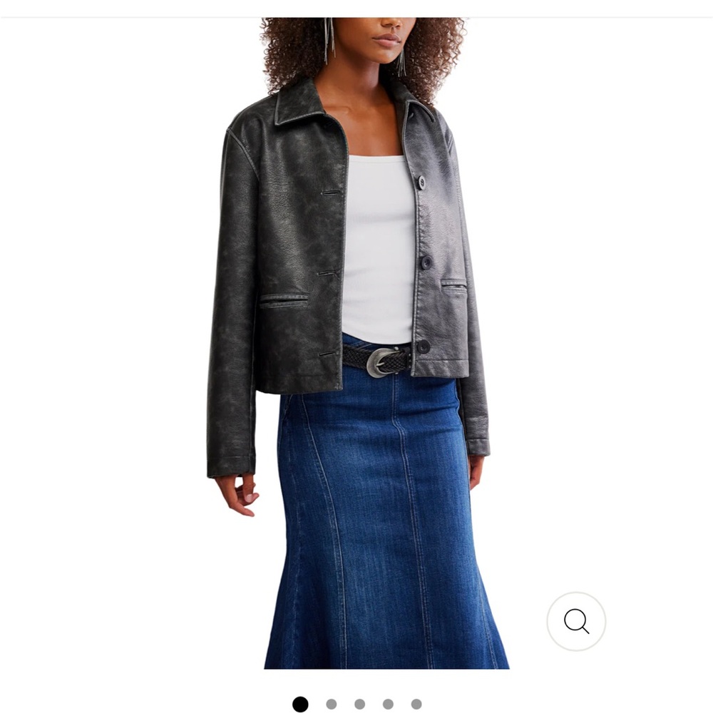 We the free Hera vegan leather jacket